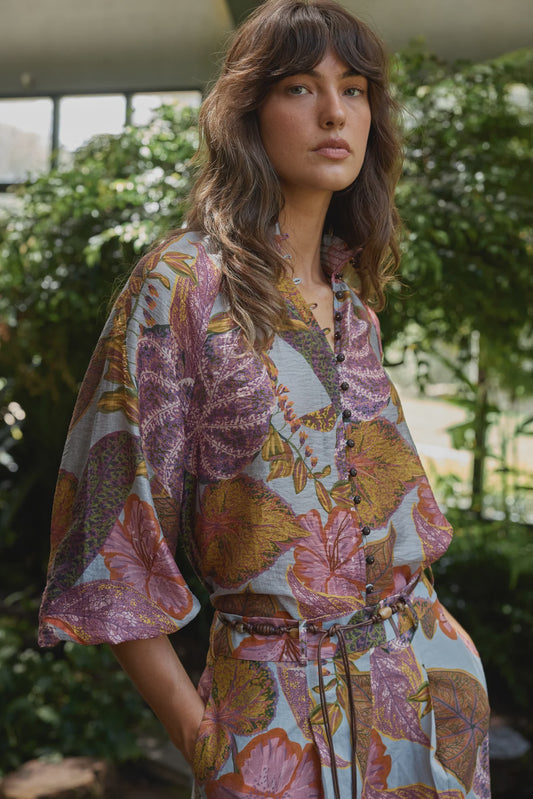 Daria shirred blouse