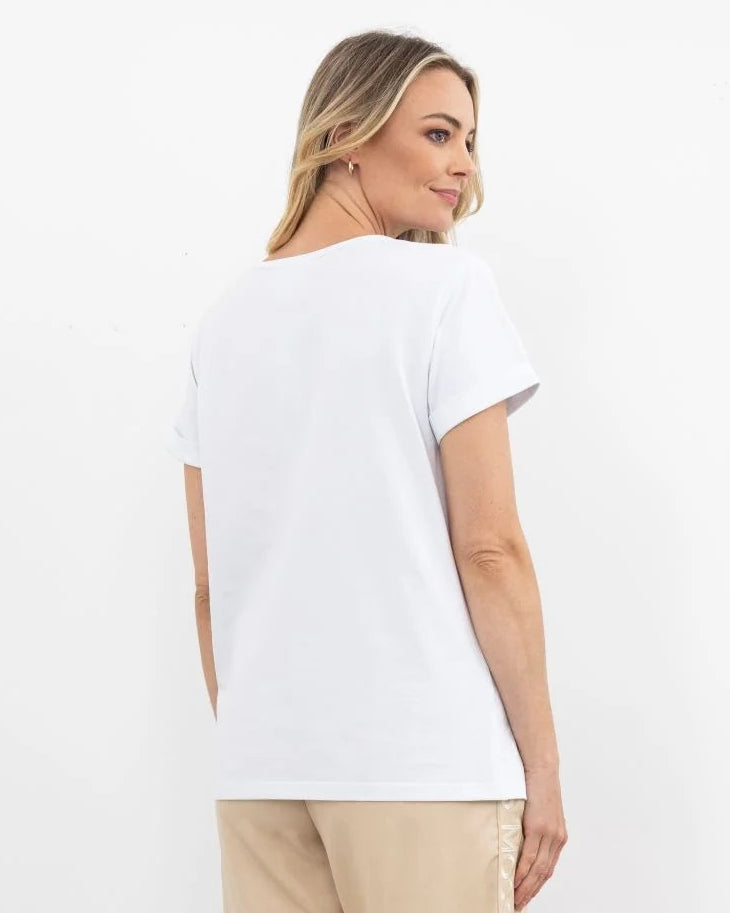 Logo tee, white