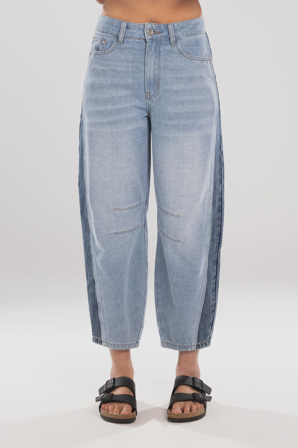 Double denim jean
