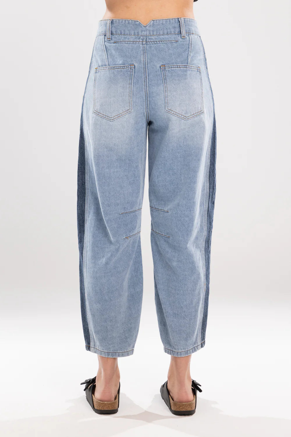 Double denim jean