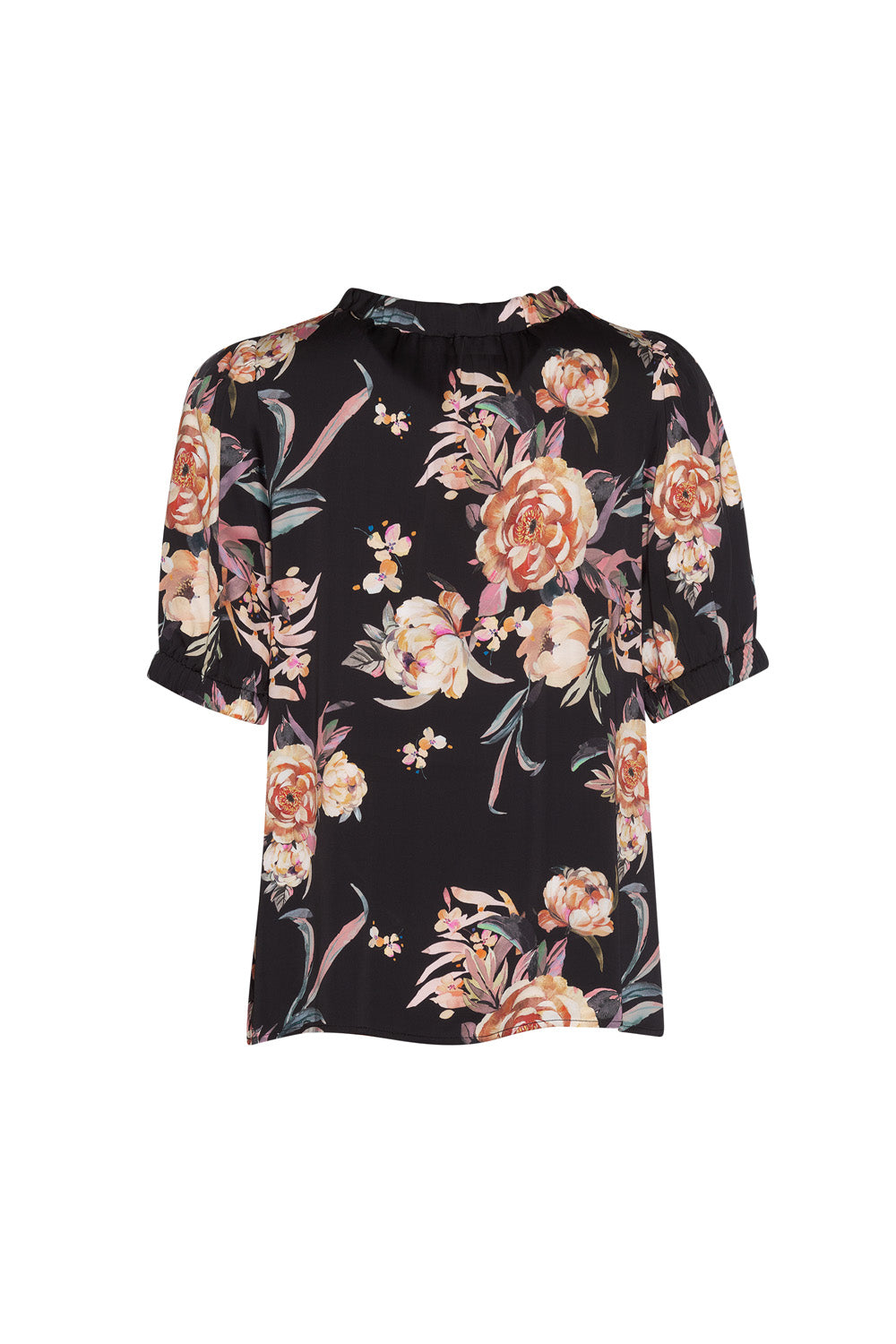 Peony Princess sateen top