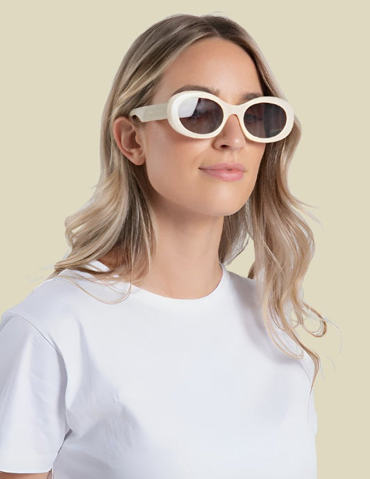 Mimi cream sunglasses