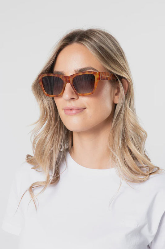 Paige light tort sunglasses