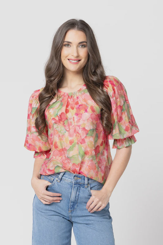 Magnificent top, canvas bloom