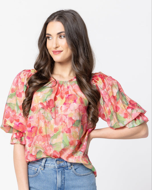 Magnificent top, canvas bloom