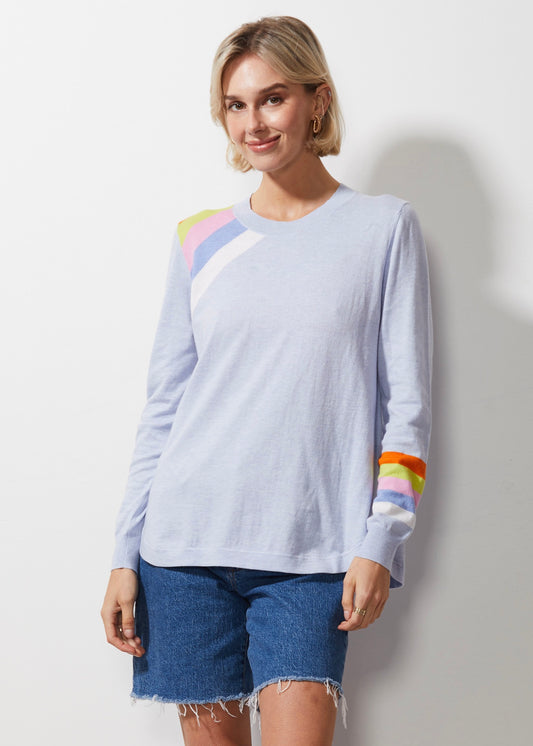 Striped curve jumper