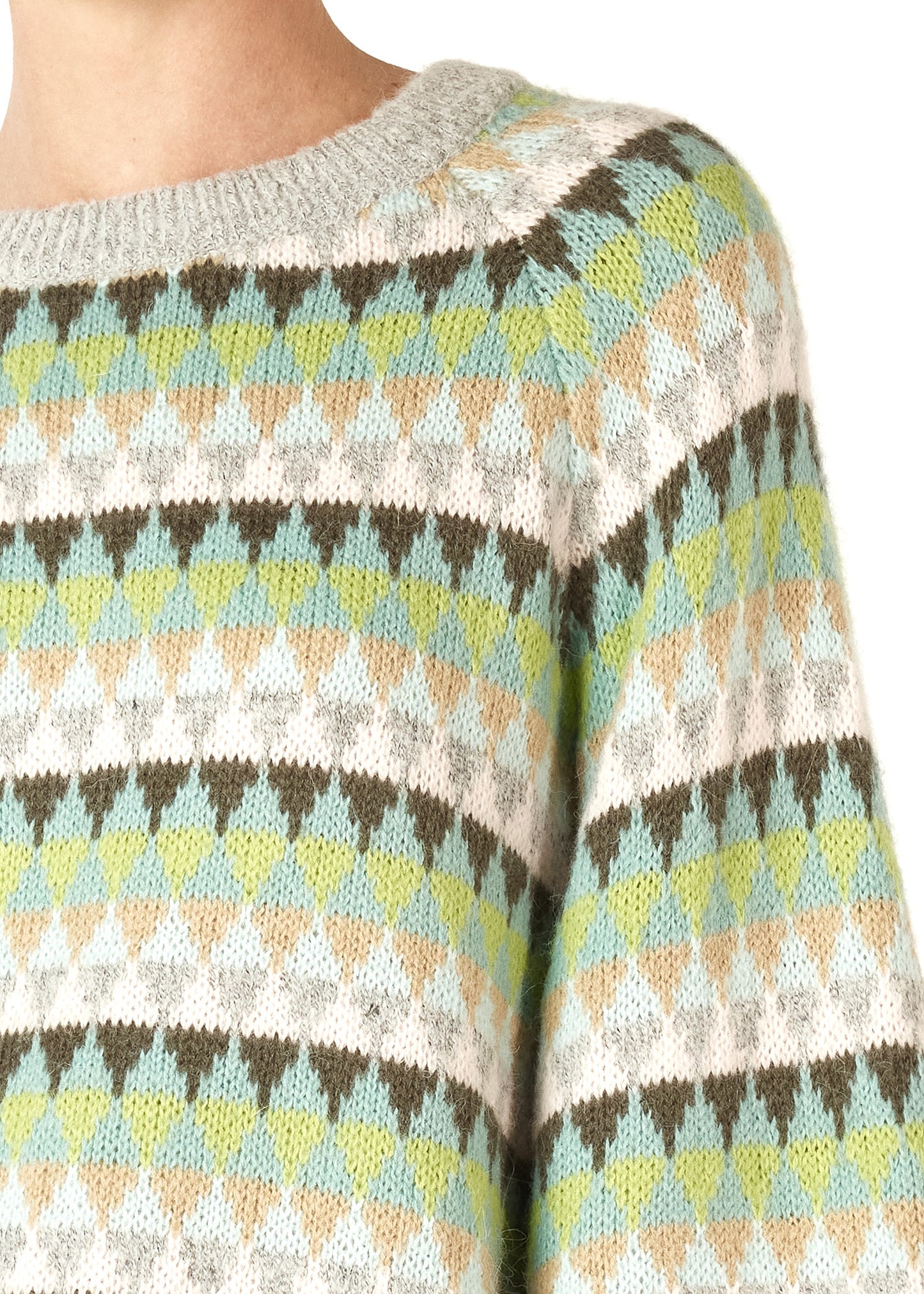 Mohair Fairisle Jumper