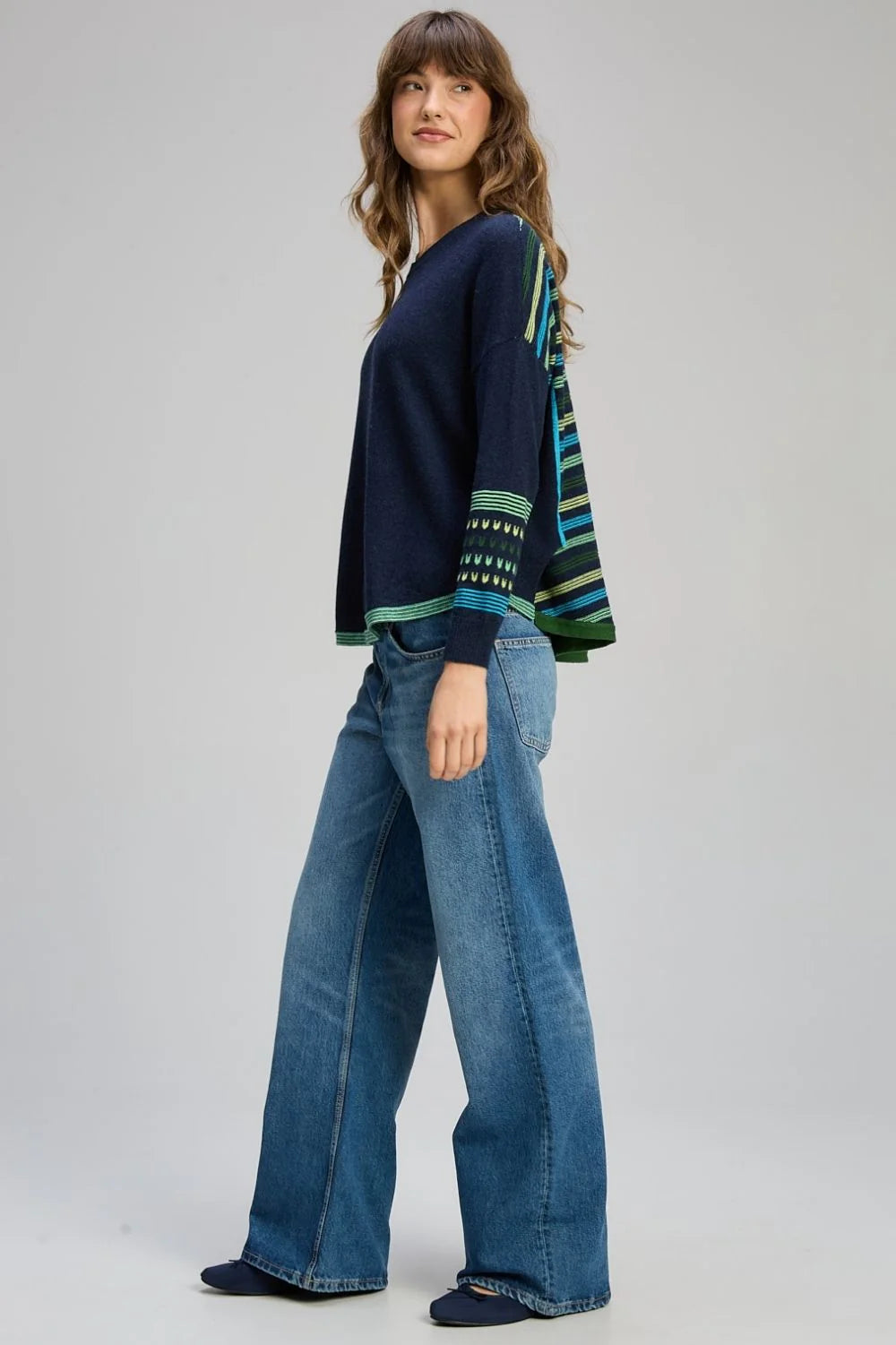 Textured Swing Jumper
