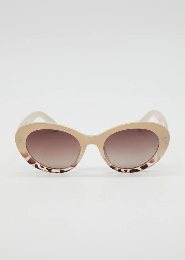 Ruby beige brown sunglasses