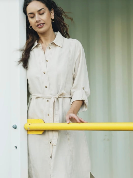 Aspect Trench coat dress