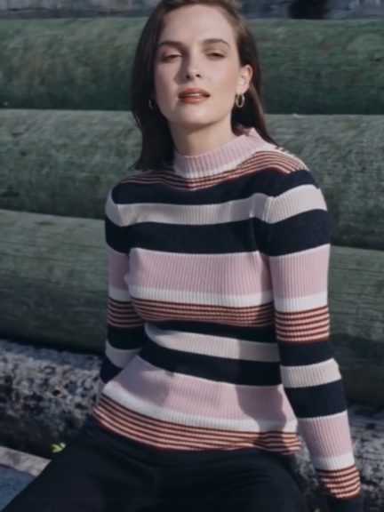 Getaway stripe rib