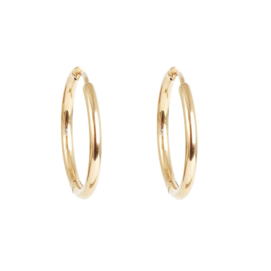 Earring, Pure Steel, clean collection