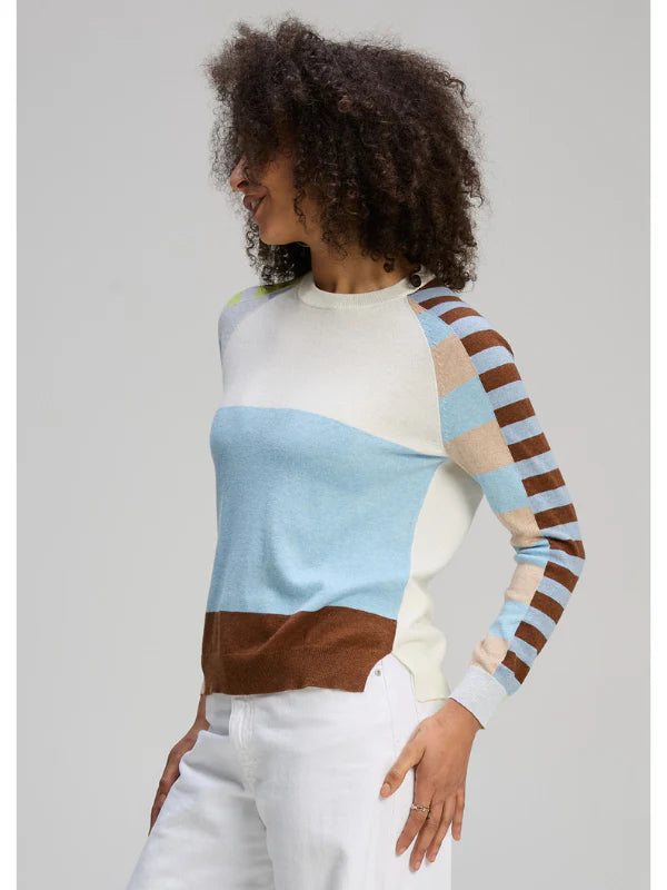 Colour block jumper