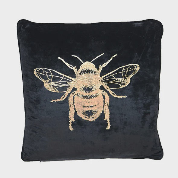 Velvet Bee cushion