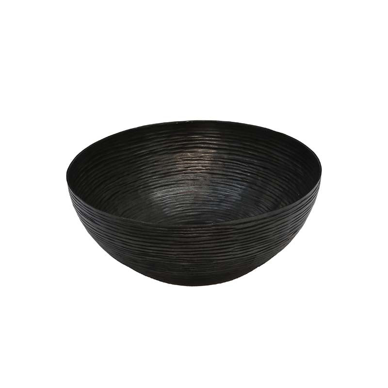 Aluminium bowl with rings